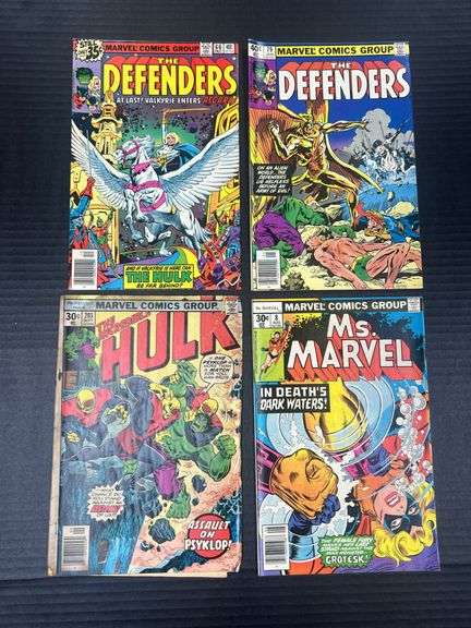 (J) 1970s & 1980s Marvel Comic Books