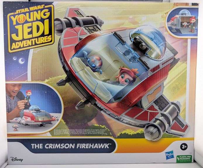 2023 Hasbro Star Wars Young Jedi Adventures The Crimson Firehawk Play Set NIB