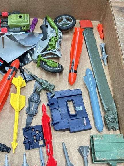 1980s Hasbro GI Joe ARAH Action Figure Vehicle Parts / Accessories Missiles & More