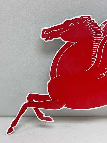 Mobil Pegasus Porcelain Sign