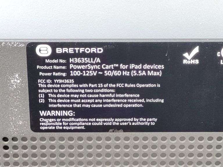 Bretford Powersync Cart