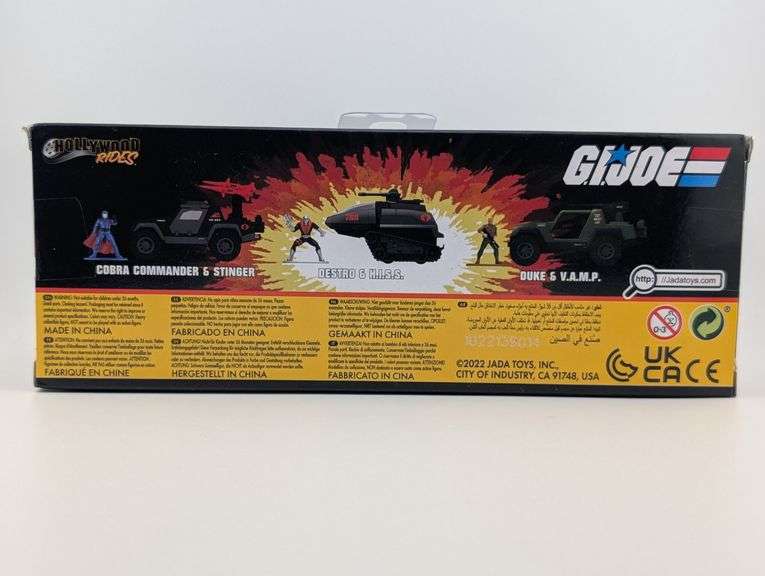 2022 Jada Toys G.I. Joe Destro & H.I.S.S. Diecast Figure & Car NIB