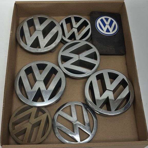 Lot Of Volkswagen VW Emblems / Auto Badges