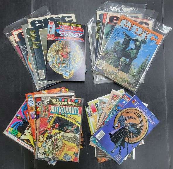 (J) 1980s & 1990s Marvel, Epic, D.C. & More Comic Books