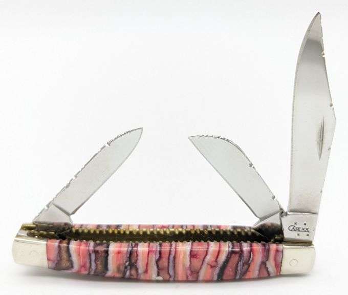 Custom 2006 Case XX Red Mammoth Tooth Medium Stockman 6344