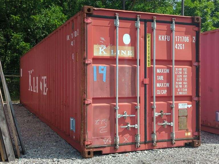 40' K-Line Shipping Container (KKFU17170642G1)
