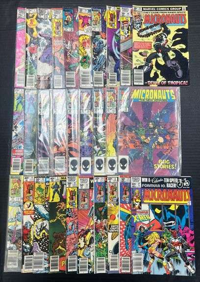 (J) Marvel Comics The Micronauts, & The Micronauts The New Voyages Comic Books.