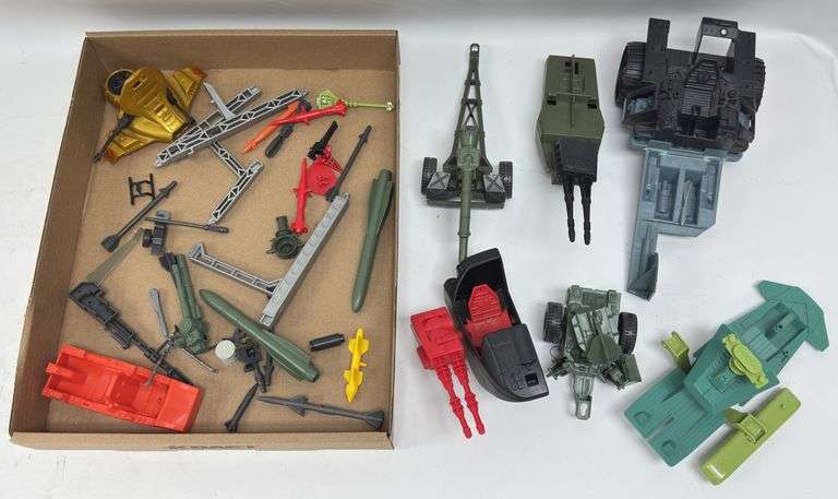 1980s Hasbro GI Joe Action Figure Vehicle Parts / Accessories Missiles & More