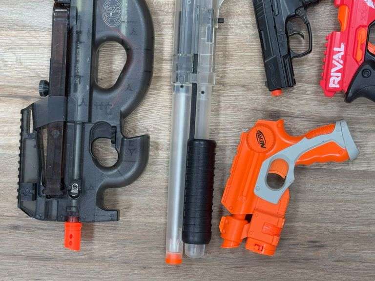 Lot Of Nerf & Air Soft Guns