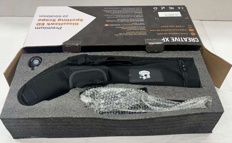(J) Creative XP GlassHawk ED 20-60x80 HD Spotting Scope.
