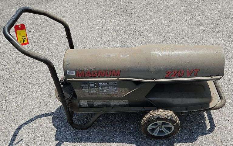 Procom Magnum Forced Air Kerosene Heater. Model# PCK220VT.