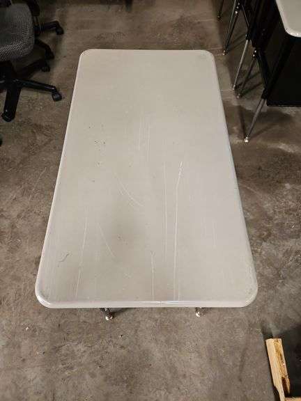 (6) Classroom Style Seel Desk.