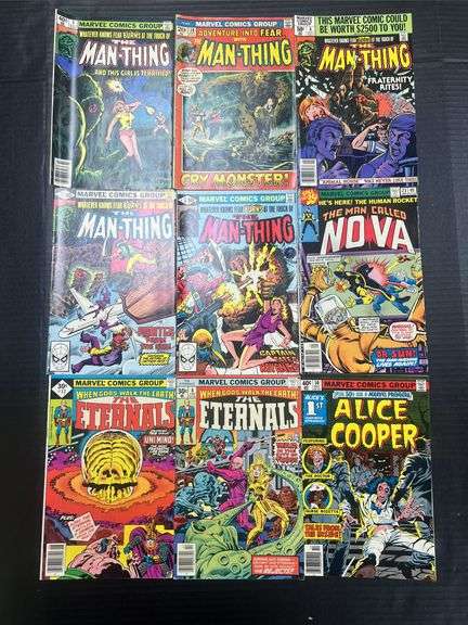 (J) Vintage Marvel Comics And More.