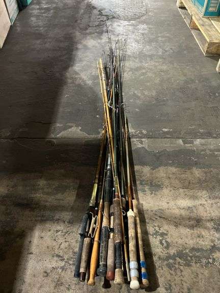 (GH) Vintage Poles parts and pieces and Cane poles