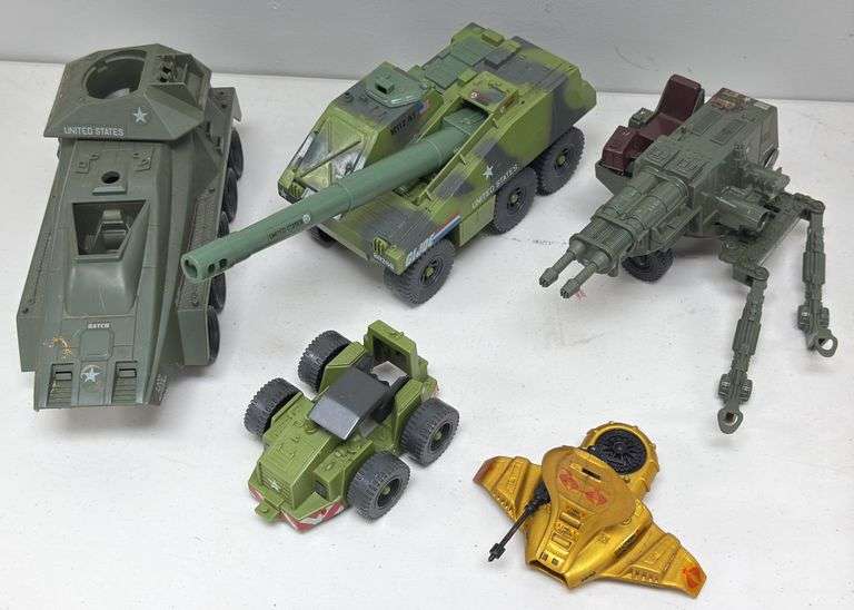 1980s Hasbro GI Joe ARAH Action Figure Vehicle Lot