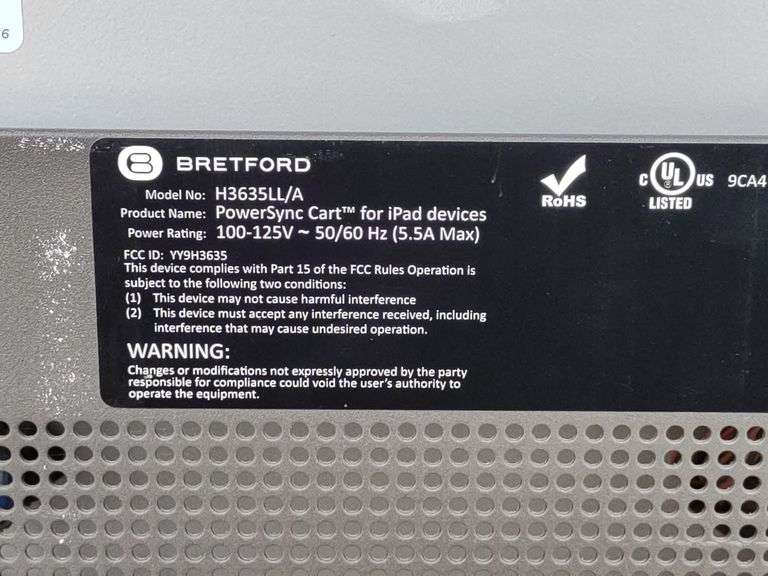 Bretford Powersync Cart