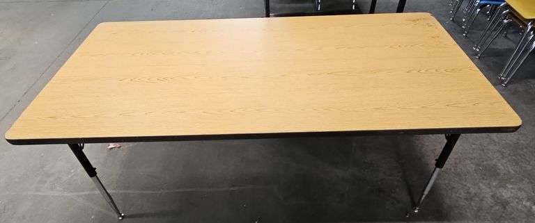 (2) Table's W/Wooden Top.
