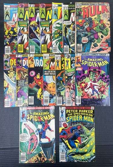 (J) 1970s & 1980s Marvel Comic Books
