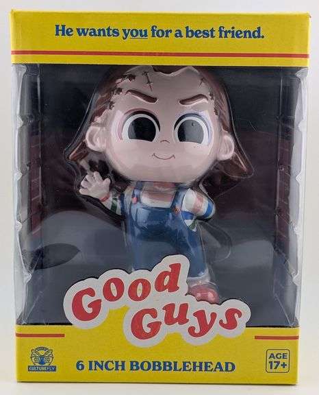 Culture Fly Good Guys Chucky 6-1/4" Bobblehead NIB
