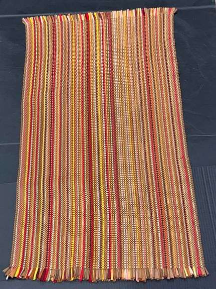 (Q) Woven Nylon Rag Rugs