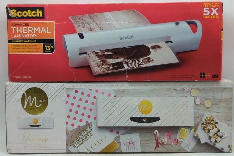 (GH) (2) Scotch Laminator and Minc  Heidi Swapp