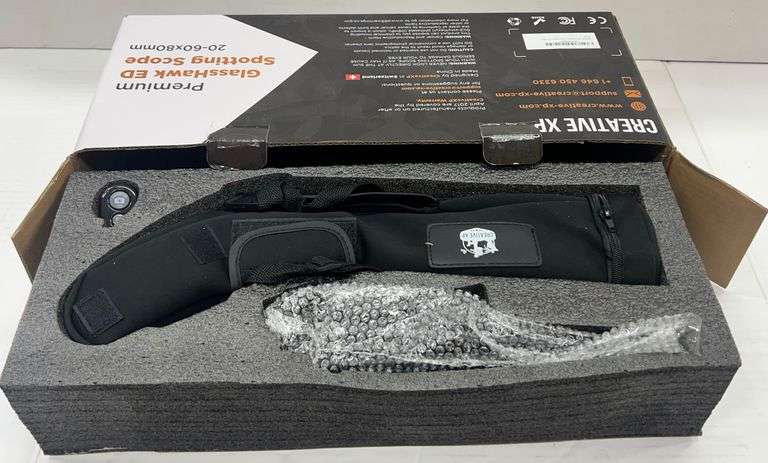 (J) Creative XP GlassHawk ED 20-60x80 HD Spotting Scope.