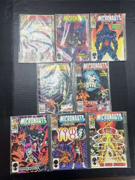 (J) Marvel Comics The Micronauts, & The Micronauts The New Voyages Comic Books.