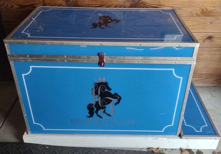Kingdom Friesians Horse Tack Locker Box