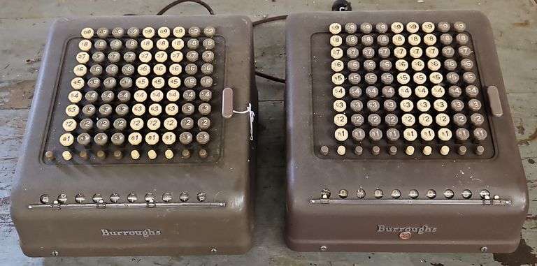 (2) Burroughs Adding Machine's. - Kraft Auction Service, LLC