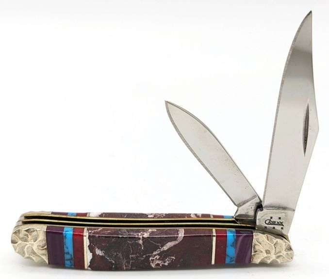 2005 Case XX Brian Yellowhorse Prototype Marbled Gem Custom Peanut 3220