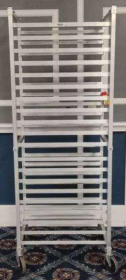 Kelmax Rolling Aluminum Bun Pan Sheet Rack - Kraft Auction Service, LLC