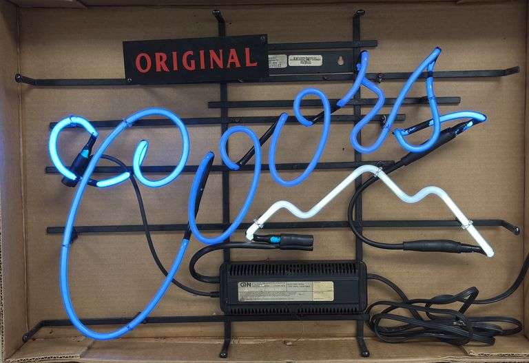 Coors Beer Neon Advertising Sign