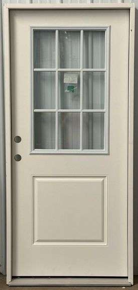 REEB 36" RH 9-Light Pre-Hung Exterior Door