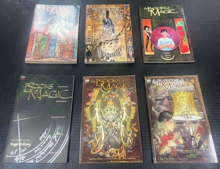 (J) DC Comics/ Vertigo The Books Of Magic Graphic Novels.