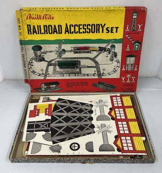 Built Rite Model Rr Displays (S) Built-Rite Railroad Accessory Set - Kraft Auction Service, LLC