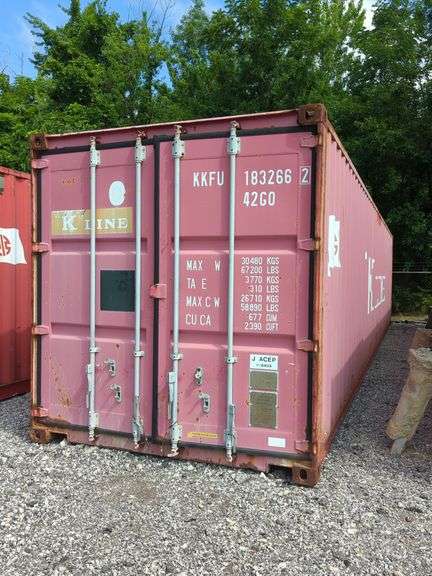 40' K-Line Shipping Container (KKFU18326642GO)