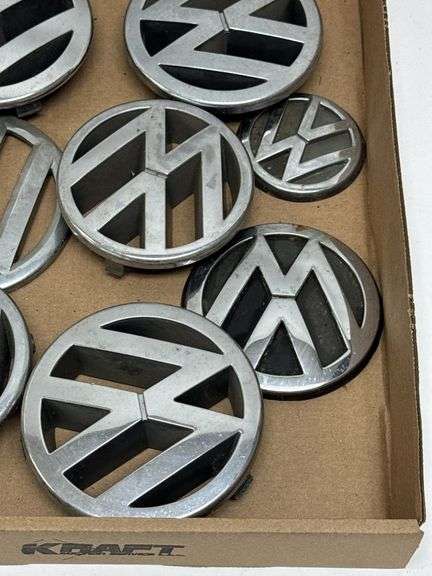 Lot Of Volkswagen VW Emblems / Auto Badges