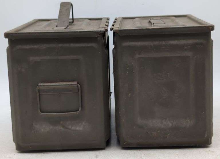 (GH) (2) US Military Boxes
