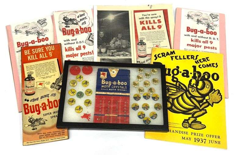 Vintage Bug-a-Boo Promotional Items
