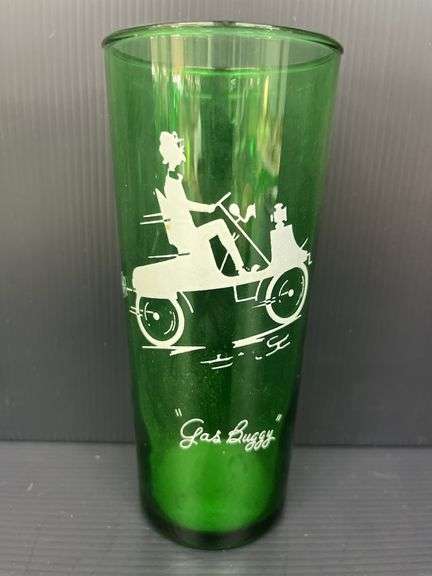 (Q) 3 Anchor Hocking Iced Tea Tumblers From The “Gay Nineties” Series