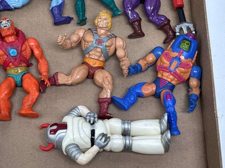 Vintage Mattel He Man MOTU Masters Of The Universe Action Figures