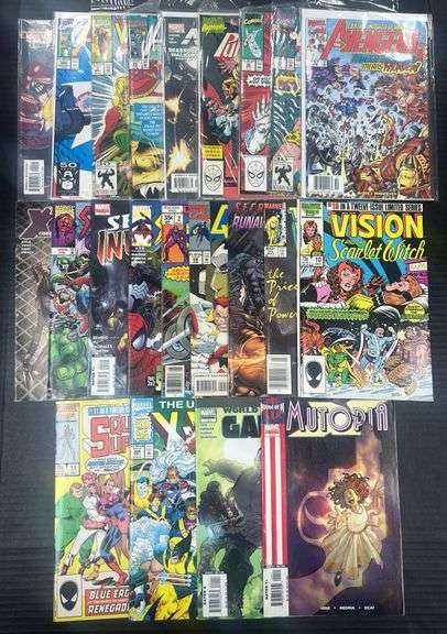 (J) 1980s - 1990s Marvel Comic Books.
