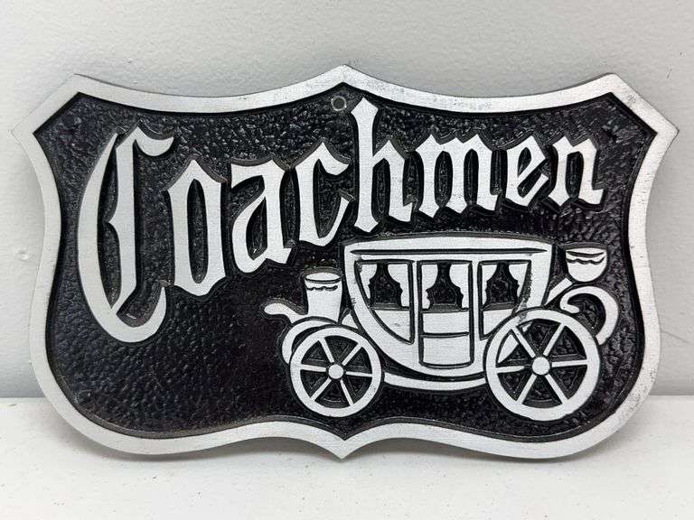 Coachmen Car Club Cast Metal Car Club Plaque