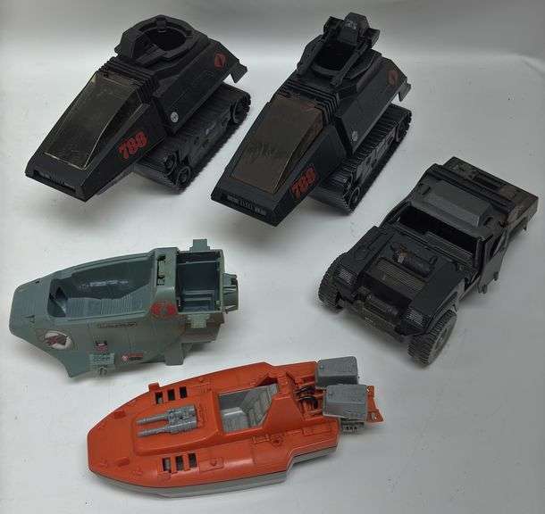 1980s Hasbro GI Joe Action Figure Vehicle Lot / Cobra