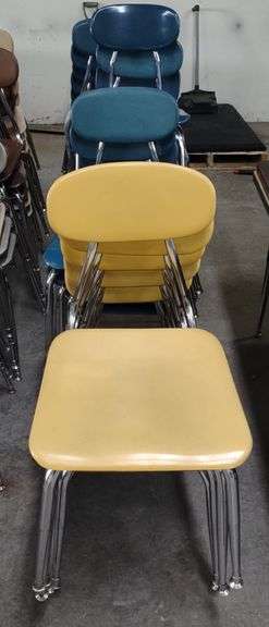 MCM Stackable School Chairs