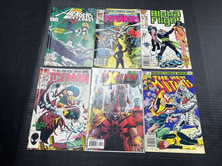 (J) 1980s & 1990s DC And Marvel Comic Books.