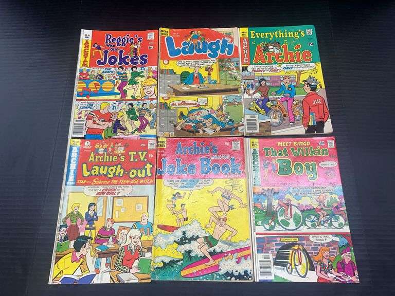 (J) 1960s & 1970s Archie ComicsAnd Marvel Comics Millie The Model.