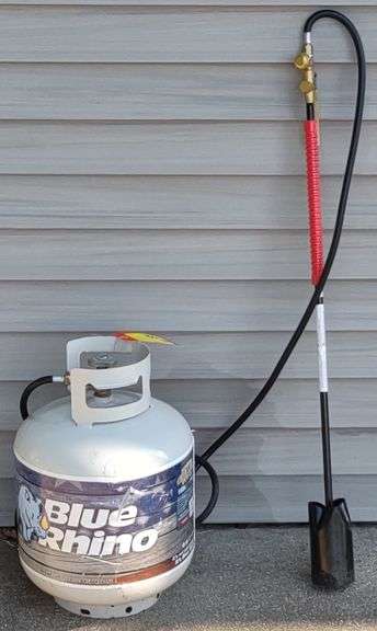 Blue Rhino Propane Tank w/ Heavy Duty Weed Burner Propane Torch & 10-FT Hose