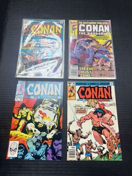 (J) Collection Of Marvel Conan Comic Books.