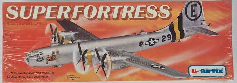 1/72 Scale Airfix Superfortress Boeing B-29 Bomber Aircraft Model Kit - Sealed